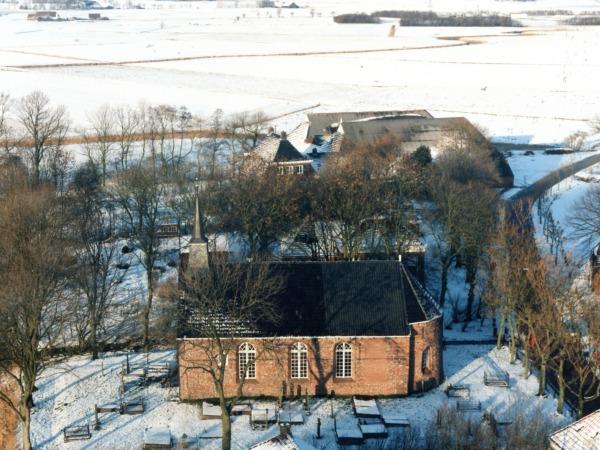 Oosterwijtwerd luchtfoto